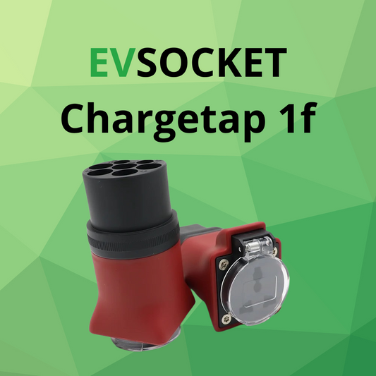 EVSocket Chargetap 1f - Laadpaal naar 220V stopcontact